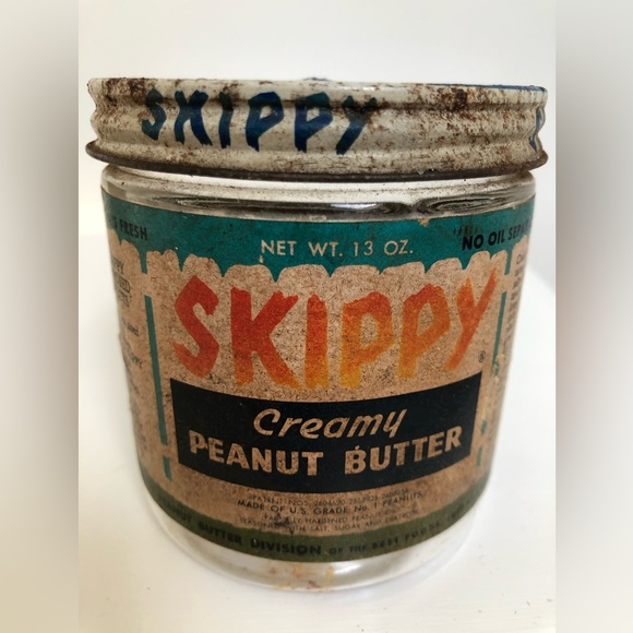 Vintage 1950’s Set of Three Skippy Peanut Butter Ball Jars - Picture 7 of 14